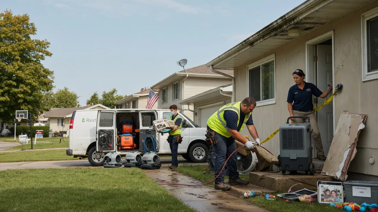 Water Damage Restoration in Brussels, IL near me